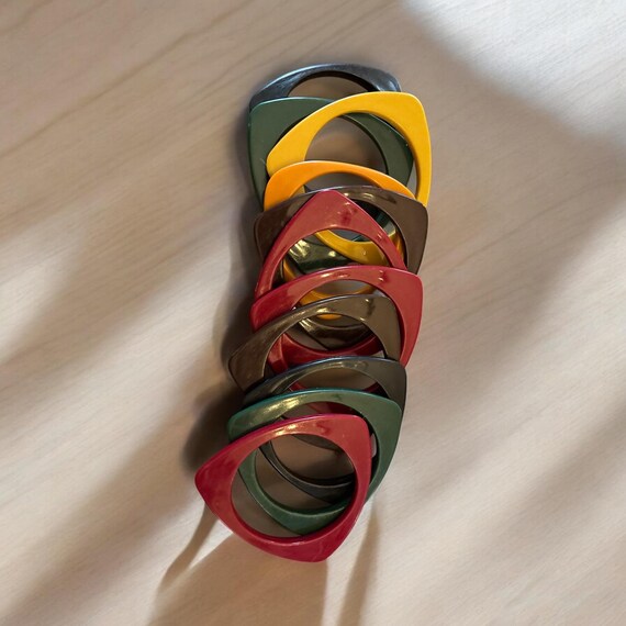Vintage Acrylic Resin Bracelets