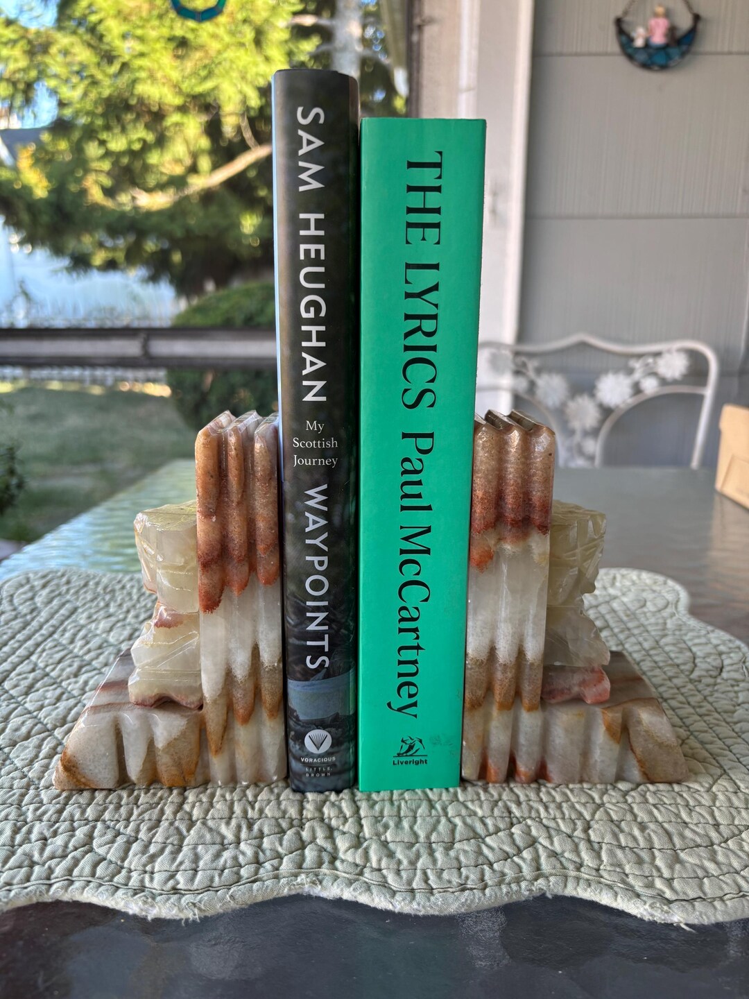 Mid-century Onyx Aztec Bookends - Etsy