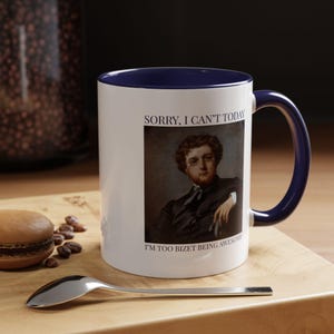 Bizet Funny Composer Graphic Mug, Music Lover Gift, Classical Music Mug, Funny Music Cup, Music Teacher Gift, Gag gift