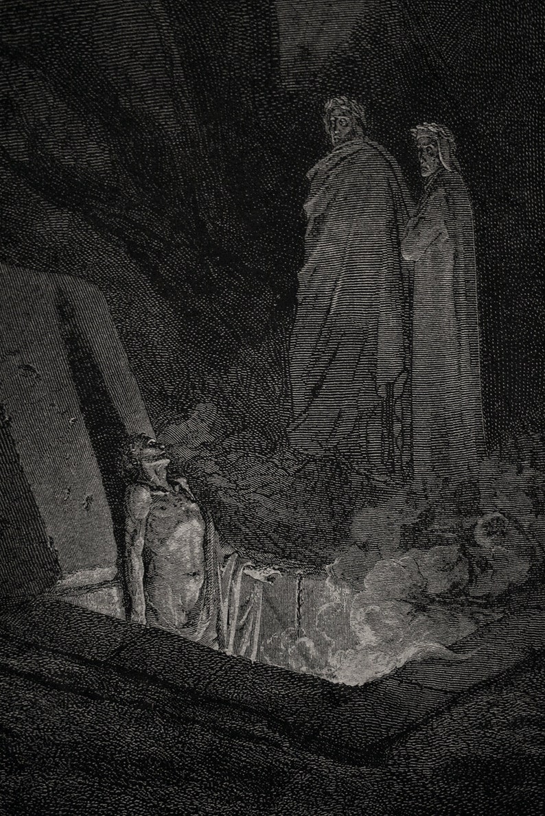 Rise From the Grave the Undead Farinata Gustave Dore - Etsy UK
