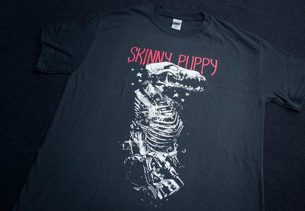 Skinny Puppy official merchandise contest winner Tshirt Etsy