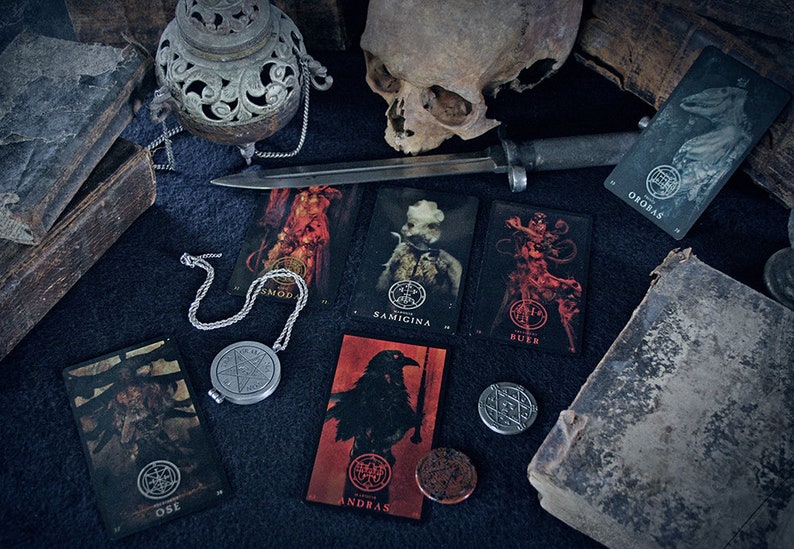 Ars Goetia Demons Cards By Torvenius Card Deck Limited - Etsy