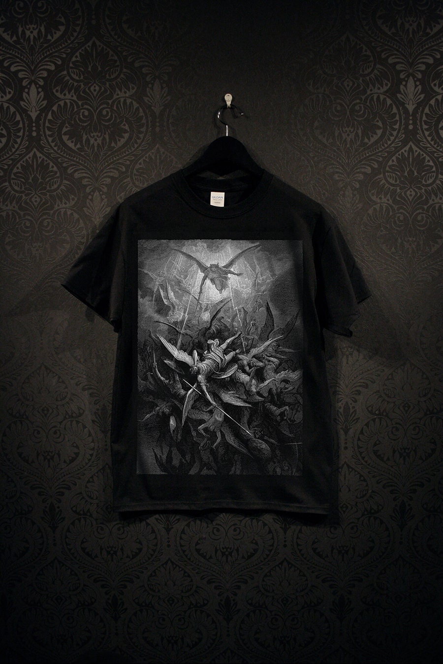 The last judgement by Gustave Dor (paradise lost) - T-shirt