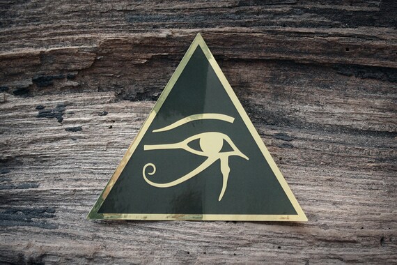 Udjat Eye Of Horus Eye Of Ra Vinyl Sticker Etsy