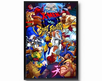 X-メン vs ストリートファイター ポスター - CPS2 - Etsy 日本