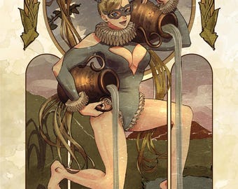 Street Fighter R.MIKA  Tarot Poster – Vector Art Print