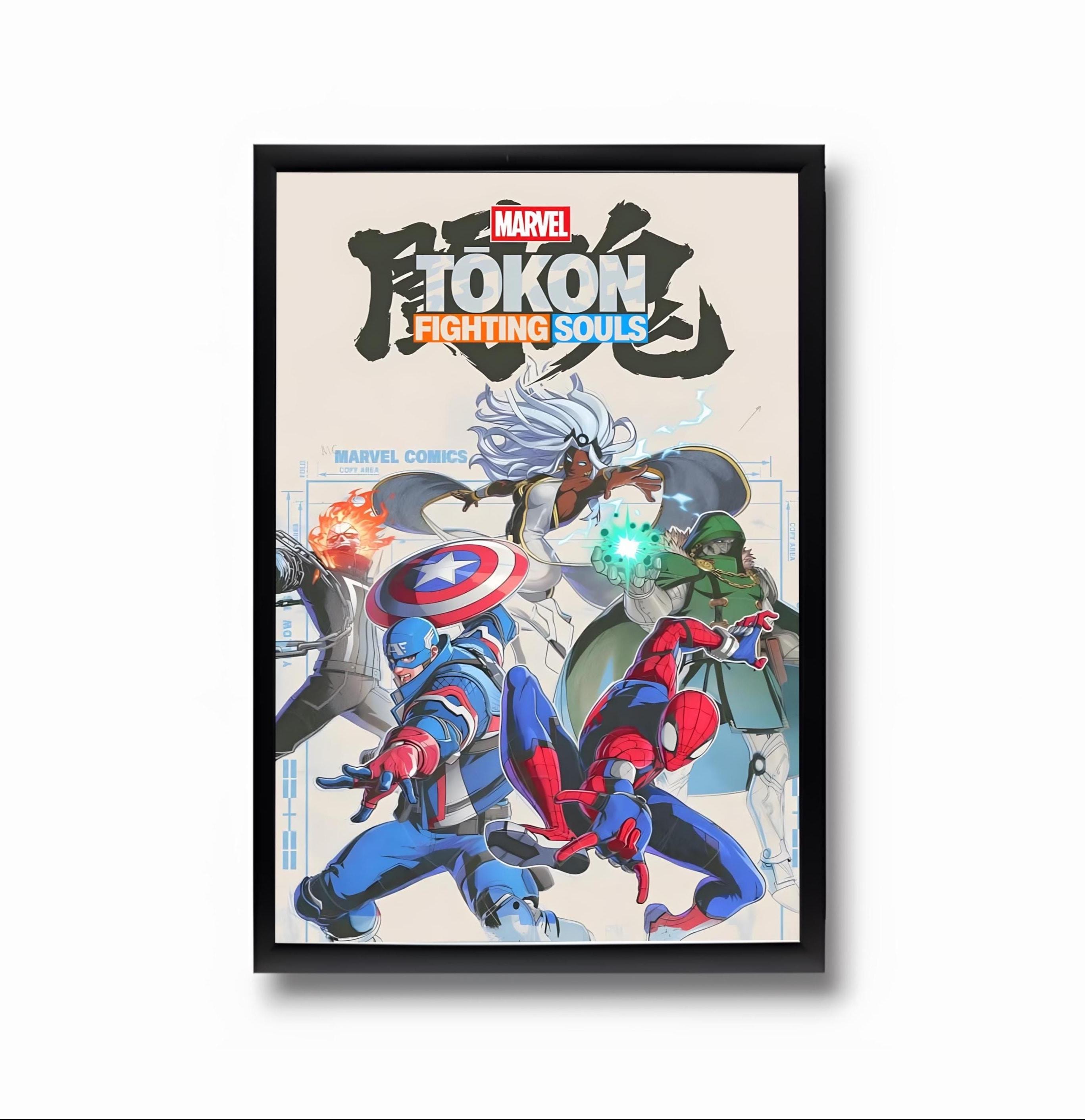 MARVEL TOKON FIGHTING SOULS ポスター Marvel Tokon: Fighting Souls - Poster Art Print (unframed) - Etsy