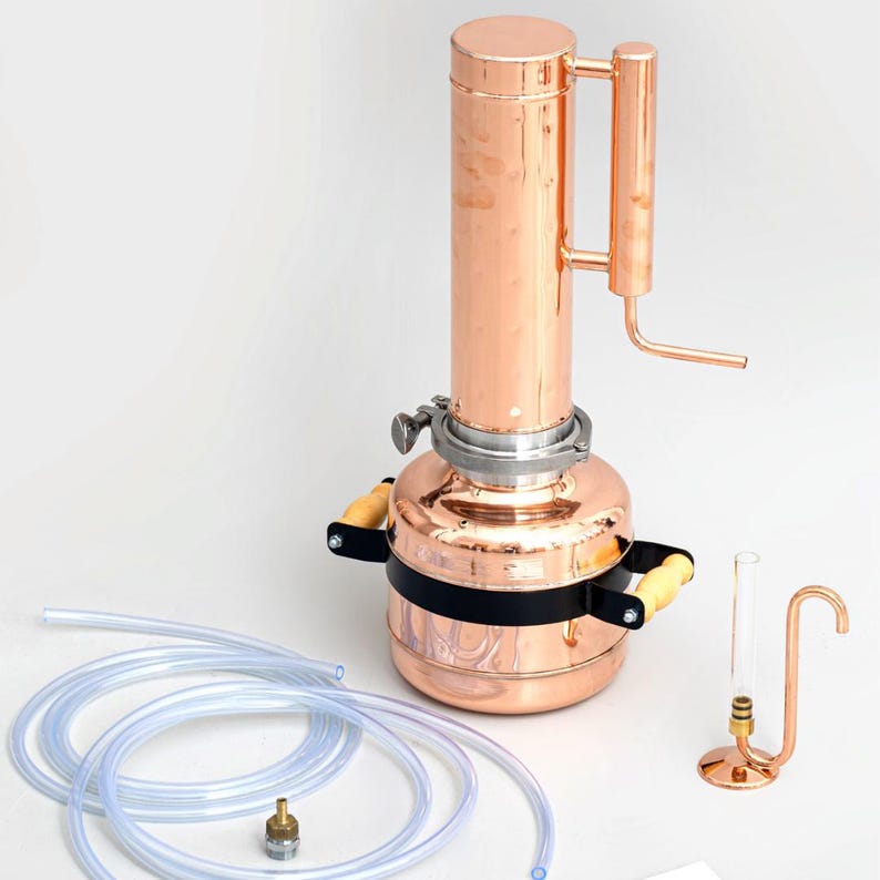 Essential Oil Distiller 7L – Copper Steam Oil Still – Hydrosol ...