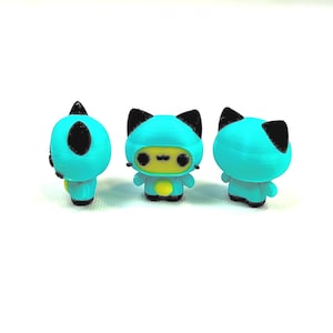 Figuras 3D creativas – Miniaturas de criaturas para estanterías, oficinas o regalos