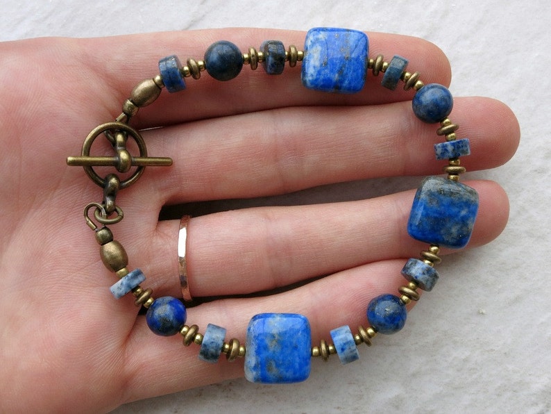 etsy lapis lazuli bracelet