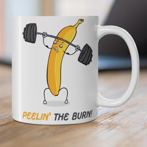 Lustiges Gewichtheben Geschenk, Peelin &#39;the Burn, lustiges Fitnessstudio Geschenk, lustiges Workout-Geschenk, lustiges Fitness-Geschenk, Fitnessstudio-Liebhaber-Geschenke, Gym-Ratte-Geschenke, für ihn