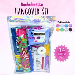 Bachelorette Hangover Recovery Kit: Premium Party Favor for Her with Self-Care Essentials