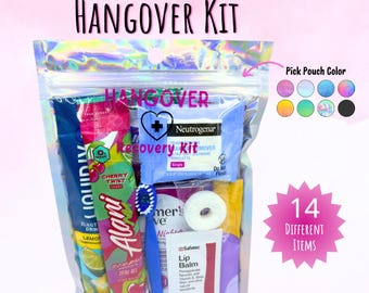 Hangover Kit (Bachelorette): Premium Recovery Kit for Her {Great for Girls Weekend, Vacation, Party Favor, Cruise, etc.}