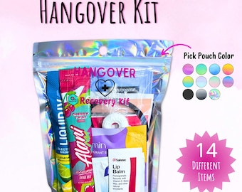 Bachelorette Hangover Recovery Kit: Premium Party Favor for Her with Self-Care Essentials
