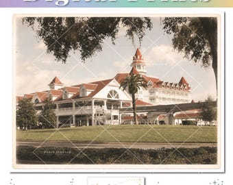 Grand Floridian Disney Resort Artwork | WDW Photography Wall Poster | Home Decor | Instant Digital Download | Victorian Romantic Travel Art