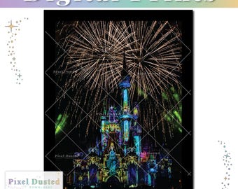 Halloween Castle Organ Player | Mickey's Not So Scary Party Magic Kingdom Artwork | Boo To You | Disney World Home Decor | WDW Poster Art