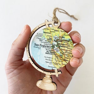 San Francisco Bay Area Map Ornament, Custom City Map Ornament, Christmas Gifts under 25 1. Bay Area