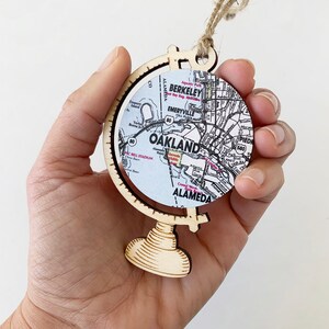 San Francisco Bay Area Map Ornament, Custom City Map Ornament, Christmas Gifts under 25 4. East Bay