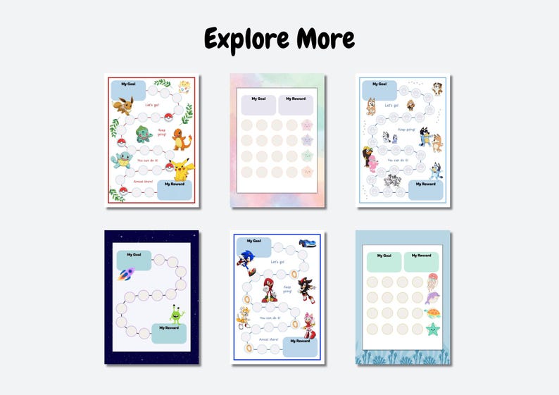Reward Chart – Super Mario – Printable Sticker Chart – Potty Training ...