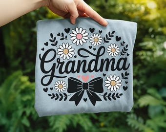 Grandma SVG, Grandma Heart Svg, Grandma Shirt Svg, Mother's Day Gift, Valentines Svg, Grandmother Svg, Blessed Grandma Svg, Best Grandma Svg