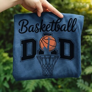 Basketball Dad Png, Basketball Png, Basketball Game Day Png Shirt Design, Basketball Lover Png Sublimation Designs Retro Basketball Team Png image 5
