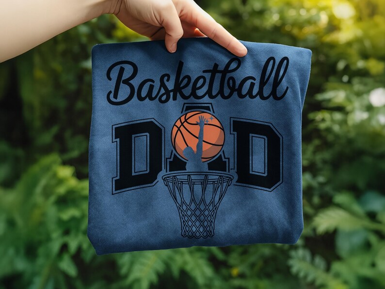Basketball Dad Png, Basketball Png, Basketball Game Day Png Shirt Design, Basketball Lover Png Sublimation Designs Retro Basketball Team Png image 5