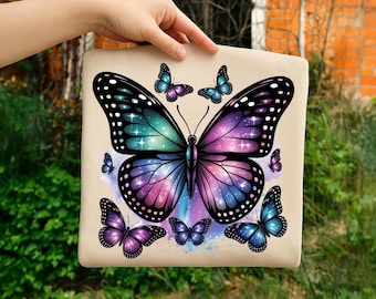 Iridescent Butterfly Png, Sublimation Design, Glitter Butterflies Png, Trendy Png, T-Shirt Design, Sweatshirt Png, Instant Download Png, DTF