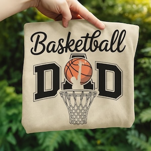 Basketball Dad Png, Basketball Png, Basketball Game Day Png Shirt Design, Basketball Lover Png Sublimation Designs Retro Basketball Team Png image 1