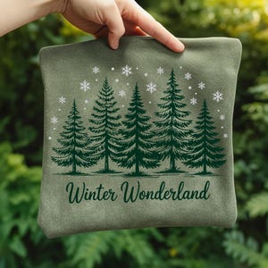 Winter Wonderland SVG PNG Winter Png, Motivational Winter Shirt Design Pine Trees Png, New Year Sublimation Design Graphic Tee Snow Png