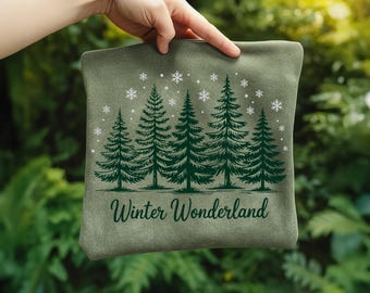 Winter Wonderland SVG PNG Winter Png, Motivational Winter Shirt Design Pine Trees Png, New Year Sublimation Design Graphic Tee Snow Png