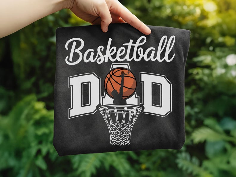 Basketball Dad Png, Basketball Png, Basketball Game Day Png Shirt Design, Basketball Lover Png Sublimation Designs Retro Basketball Team Png image 4