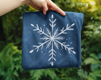 Grunge Snowflake Png, Winter Sublimation Design, Snowflake Shirt Design Dtf Transfers, New Year Shirt Png, Aesthetic Winter Holiday Png