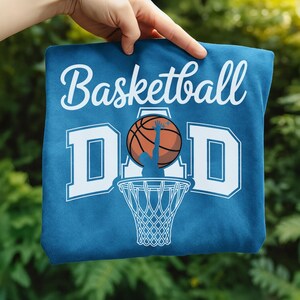 Basketball Dad Png, Basketball Png, Basketball Game Day Png Shirt Design, Basketball Lover Png Sublimation Designs Retro Basketball Team Png image 6