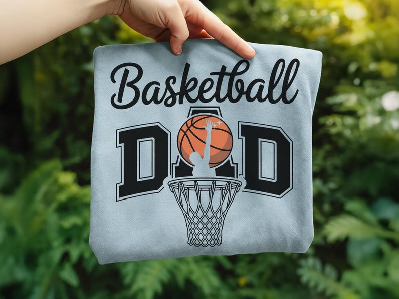 Basketball Dad Png, Basketball Png, Basketball Game Day Png Shirt Design, Basketball Lover Png Sublimation Designs Retro Basketball Team Png image 2