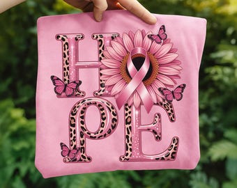 Leopard Hope Png Sublimation Design Download Breast Cancer Png, Cancer Awareness Png, Cancer Sunflower Png, Cancer Ribbon Png, Find a Cure