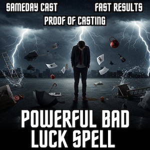 Unlucky DESTINY & BAD LUCK Hex | Extreme Misfortune | Downfall Spell | Endless Obstacles | Ruin Enemy | Karma Spell | Fate Reversal