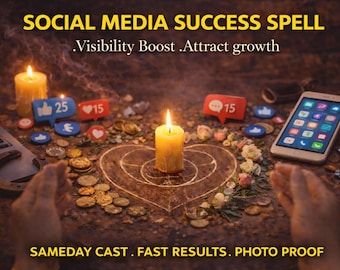 Social Media Success Spell | Visibility Boost | Growth, Influence & Audience Attraction Ritual
