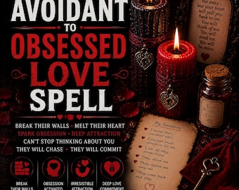 Hechizo de amor de evitación a obsesión - Detén el calor y el frío, haz que te persigan, comprométete y obsesivo