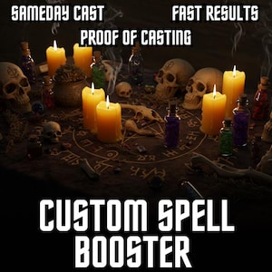 BOOST Any Spell CUSTOM BOOSTER | Energy Amplifier | Magic Enhancer | Power Increase | Ritual Intensifier | Intention Focus