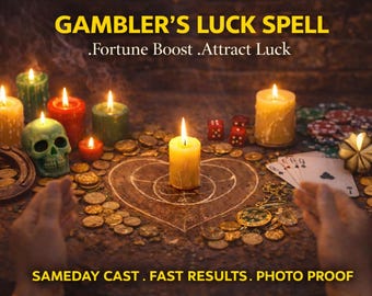 Hechizo de suerte para jugadores / Ritual para el premio mayor en casinos y loterías
