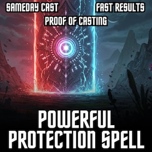 PROTECCIÓN ROMPE MALEFICIO Hechizo / Armadura espiritual / Eliminar maldición / Desterrar negatividad / Repeler el mal / Bloquear maleficio / Escudo de aura