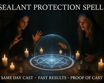 Hechizo de protección con sellador / Escudo energético / Ritual para sellar la negatividad y crear fuertes barreras espirituales