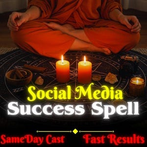 Social Media Success Spell | Skyrocket Fame | Attract Followers | Go Viral | Influence Magic
