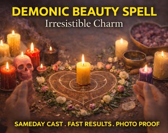 Hechizo de belleza demoníaca: Atractivo oscuro, encanto irresistible