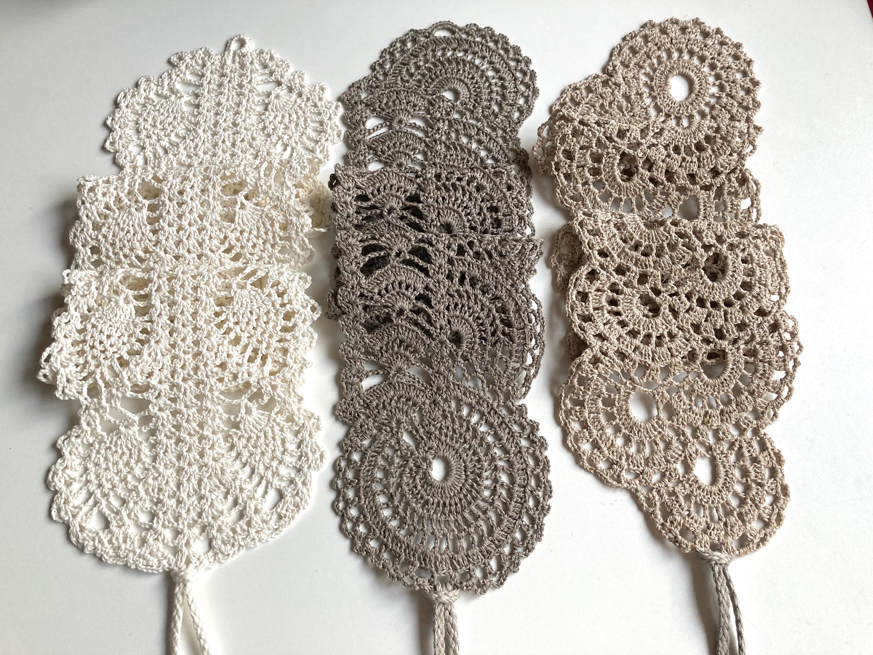 Vintage Ecru Crochet Lace Belt Bridal Sash Boho Size 30-36 Cream Ivory Lace Wedding Dress Belt: Beaded Flower Sash With Tulle  main image 4