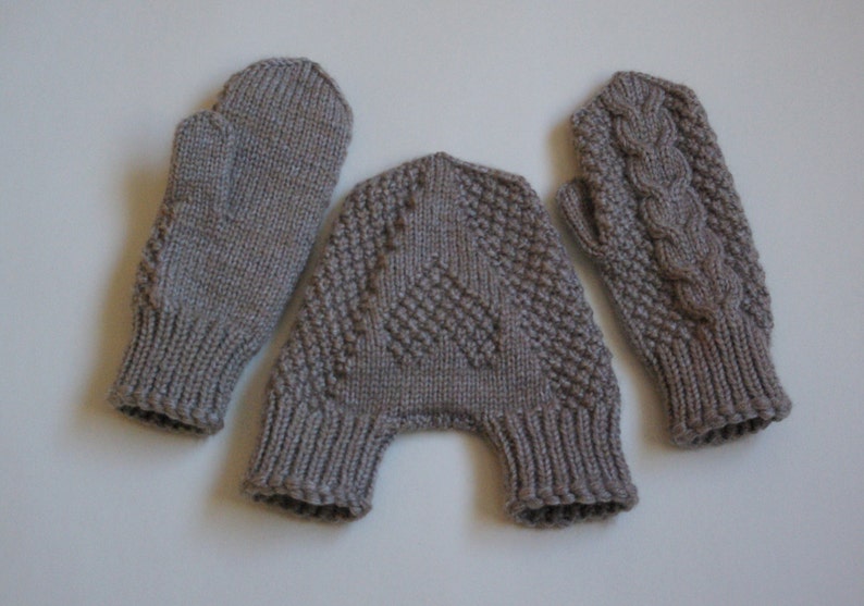 Cream wool mittens hand knit smitten mittens hand holding Etsy