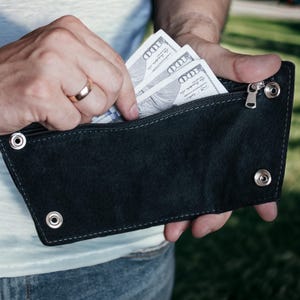 Portefeuille de voyage en cuir au poignet - Bracelet porte-monnaie caché pour les festivals, les aéroports, le stockage sûr d'argent liquide en déplacement