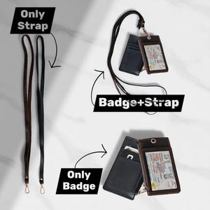 Personalisierte Leder Geldbörse mit oder ohne Lanyard - Schlanke Geschenk für Sie oder Ihn, ideal für Weihnachten, Geburtstage oder Nikolausstiefel