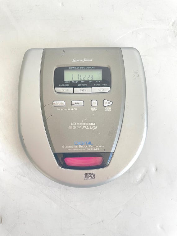 Vintage LENNOX Sound Sony Style Mp3 DISCMAN Late 90s CD