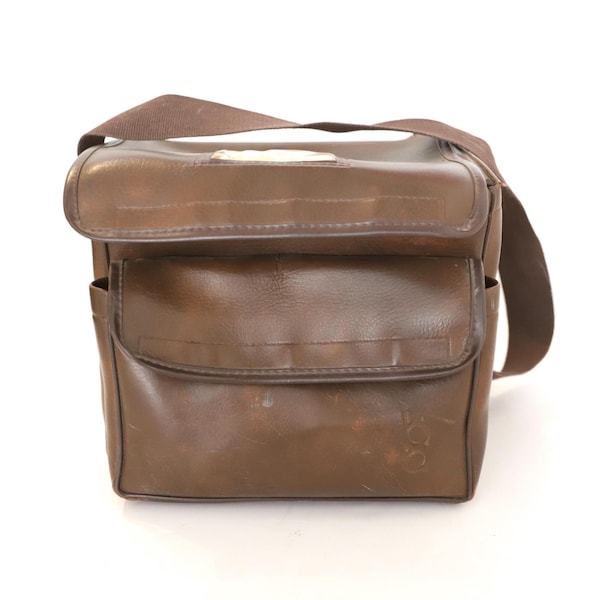 vintage SLR camera vintage CANON 1960s 70s camera bag - great for all camera kits - FREE shipping U.S.A.
